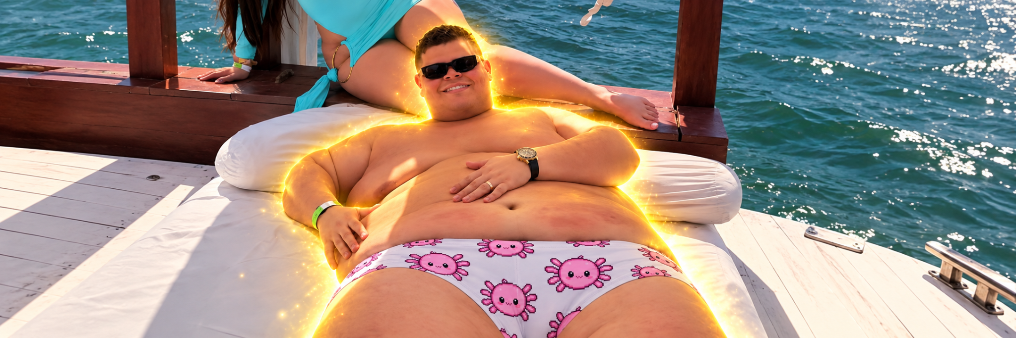 Bling-Bling Parasite yacht banner